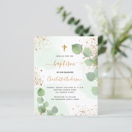 Taufbecken Eukalyptusgrün Haushaltsausschreibung (Stehend Vorderseite)