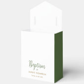 Taufbecken Grüne Foliage Wreath Gold Brauch Geschenkschachtel (Offen)