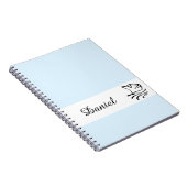 Taufbecken Nove Notebook-Individuelle Name Notizblock (Rechte Seite)