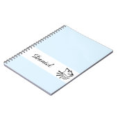 Taufbecken Nove Notebook-Individuelle Name Notizblock (Linke Seite)