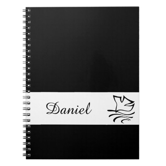 Taufbecken Nove Notebook-Individuelle Name Notizblock (Vorderseite)