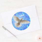 Taufbecken Runder Aufkleber (Umschlag)