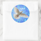 Taufbecken Runder Aufkleber (Tasche)