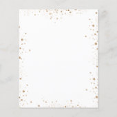 Taufbecken-Sonnenblumen-Eukalyptus-Haushaltsaussch Flyer (Hinten)