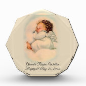 Taufbecken Vintages Baby Angel Fotoblock (Vorderseite)