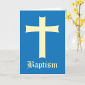 Taufbock Karte (Gelbe Blume)