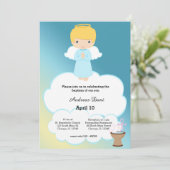 Taufe Angel Einladung (Stehend Vorderseite)