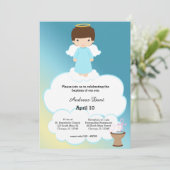 Taufe Angel Einladung (Stehend Vorderseite)