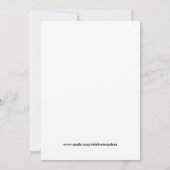 Taufe Angel Einladung (Rückseite)