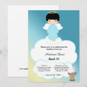 Taufe Angel Einladung (Vorne/Hinten)