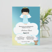 Taufe Angel Einladung (Stehend Vorderseite)