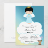 Taufe Angel Einladung (Vorne/Hinten)