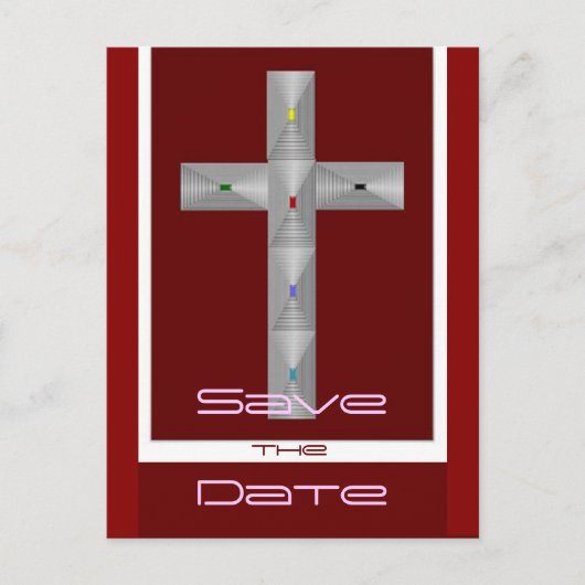 Taufe Ankündigungspostkarte (Vorderseite)