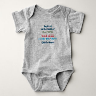 Taufe Baby Boy Bodysuit Strampler