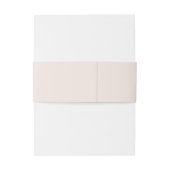 Taufe Baby Girl mit Bonnet Einladungsbanderole (Rückseitenbeispiel)