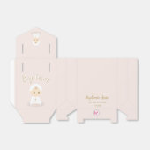 Taufe Baby Girl mit Bonnet Geschenkschachtel (Ungefaltet)