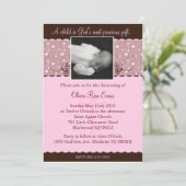 Taufe/Baptismal Invitaion Einladung (Stehend Vorderseite)