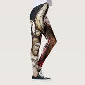 Taufe-beflecktes Glas-Kirchen-Fenster-Leggings Leggings (Rechts)