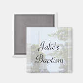 Taufe begünstigt Magnet (Vorderseite/Rückseite)