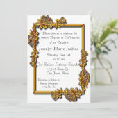 Taufe, Bejahungsfeier Einladung (Stehend Vorderseite)