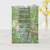 TAUFE-BESTÄTIGUNG Gruß-Karte Karte (Gelbe Blume)