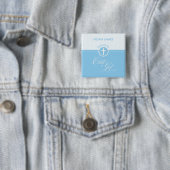 Taufe Blaues Kind Gottes, anpassbar Button (Beispiel)