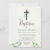 Taufe - Botanische Einladung (Vorderseite)