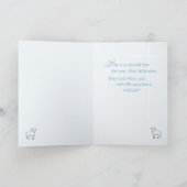 Taufe Boy Lamb Karte (Innenseite)