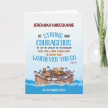 Taufe Boy Noah's Ark Theme