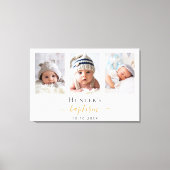 Taufe Brauch Foto moderne Junge Mädchen Leinwanddruck (Vorderseite)