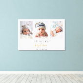 Taufe Brauch Foto moderne Junge Mädchen Leinwanddruck (Insitu (Holzboden))