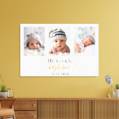 Taufe Brauch Foto moderne Junge Mädchen Leinwanddruck (Insitu (Wohnzimmer))