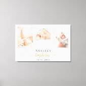 Taufe Brauch Foto moderne Junge Mädchen Leinwanddruck (Vorderseite)