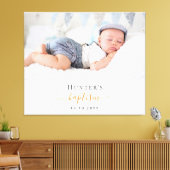 Taufe Brauch Foto moderne Junge Mädchen Leinwanddruck (Insitu (Wohnzimmer))