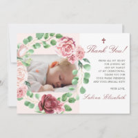 Taufe Christening Baby Garden Blumengeflecht Foto