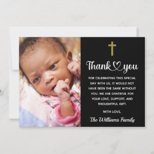 Taufe Christening Communion Christlich Religious Dankeskarte