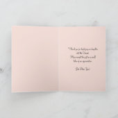 Taufe Christening Danke für Priester Karte (Innenseite)