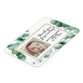 Taufe Christening Eukalyptus Greenerenerity DANK Magnet (Linke Seite)