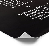 Taufe Christening Seekarte mit Foto Poster (Ecke)