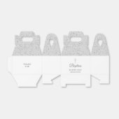 Taufe Christening Sliver Stardust Geschenkschachtel (Ungefaltet)