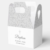 Taufe Christening Sliver Stardust Geschenkschachtel (Geöffnet)