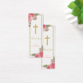 Taufe Christening Vintag Floral Vielen Dank Tag (Schreibtisch)