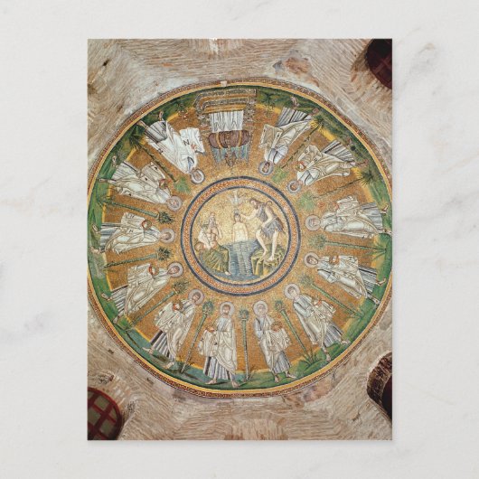 Taufe Christi 2 Postkarte (Vorderseite)