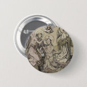Taufe Christi - Die Taufe Christo Button (Vorne & Hinten)