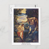 Taufe Christi durch Jacopo Tintoretto Postkarte (Vorne/Hinten)