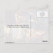 Taufe Christi durch Jacopo Tintoretto Postkarte (Rückseite)