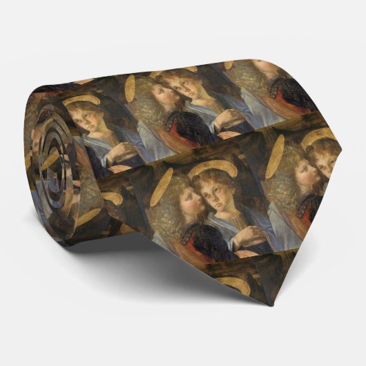 Taufe Christi Engel von Leonardo da Vinci Krawatte (Gerollt)