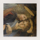 Taufe Christi Engel von Leonardo da Vinci Puzzle (Horizontal)