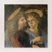 Taufe Christi Engel von Leonardo da Vinci Puzzle (Vertikal)