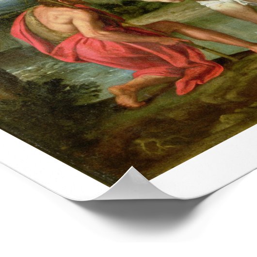 Taufe Christi Poster (Ecke)